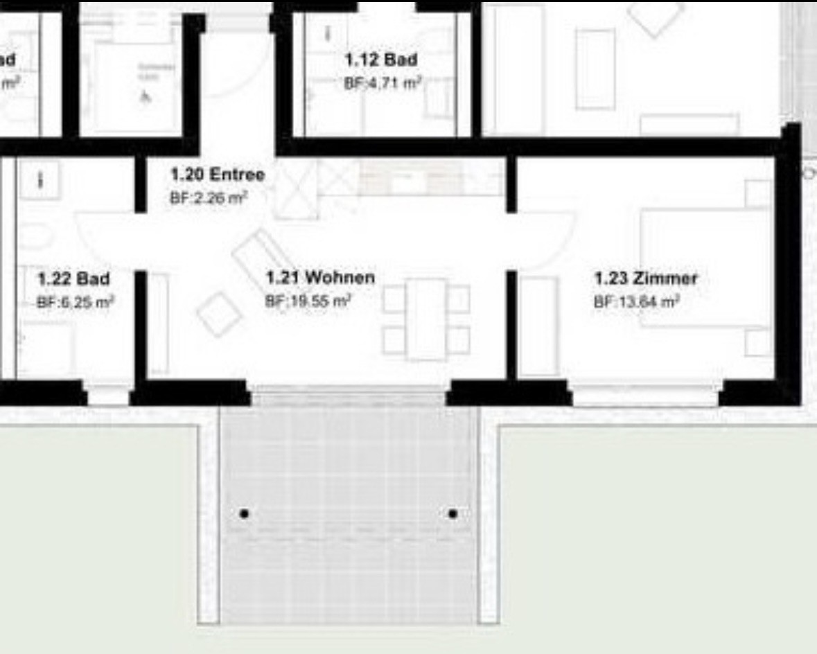 2 ½ rooms apartment