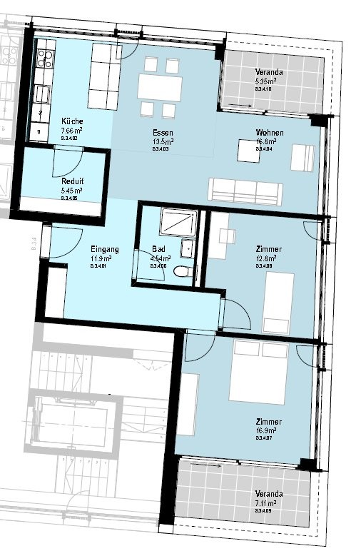 Appartement de 2 ½ pièces, photo 7 sur 7