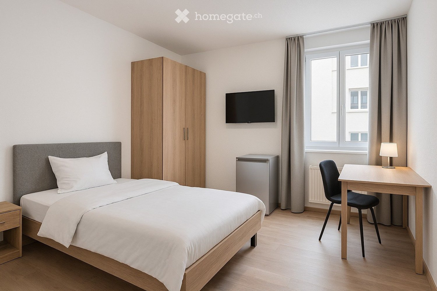 Chambre individuelle d'une pièce, photo 1 sur 2