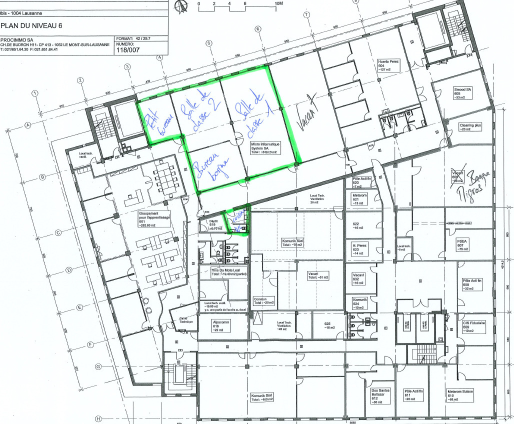 200m² office