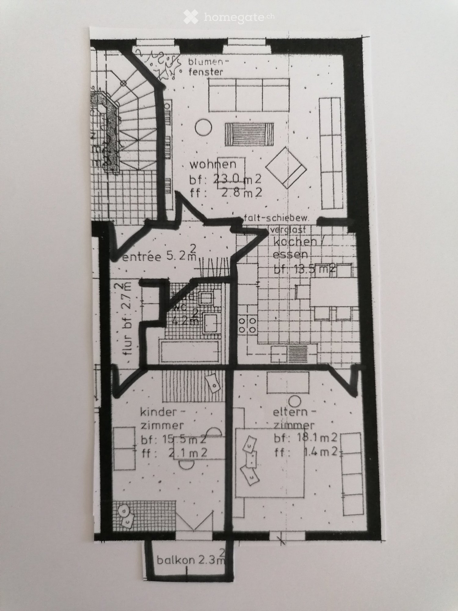 Appartement de 3 ½ pièces, photo 4 sur 5