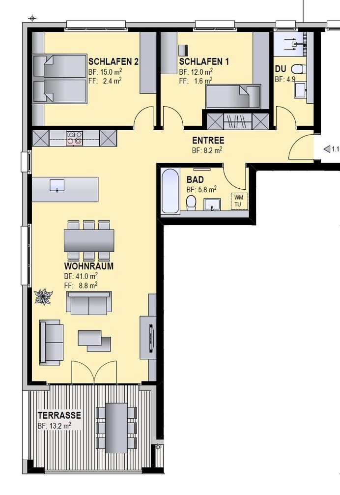 3 ½ rooms apartment, photo 9 sur 9
