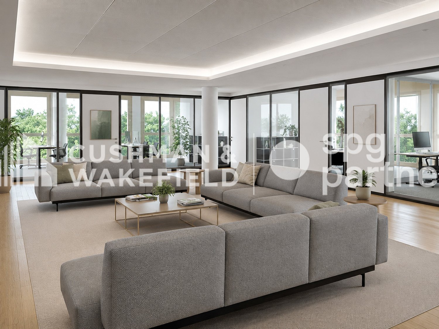 1000m² office