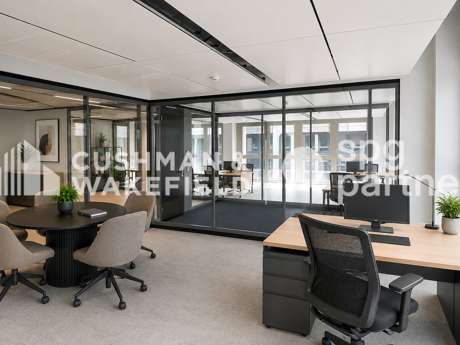1000m² office