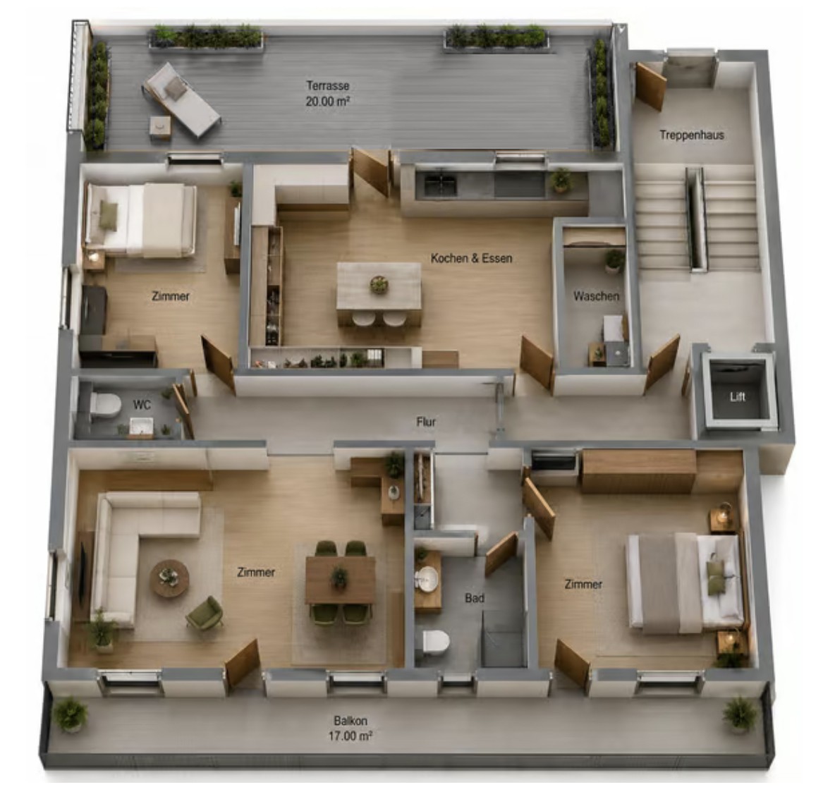 4 ½ rooms apartment