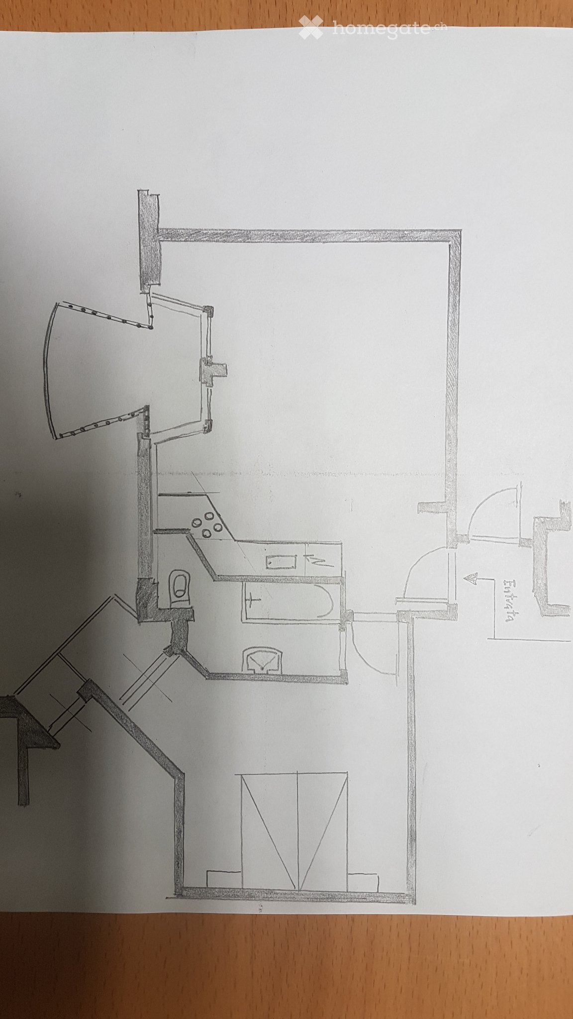 Appartement de 2 ½ pièces, photo 2 sur 4