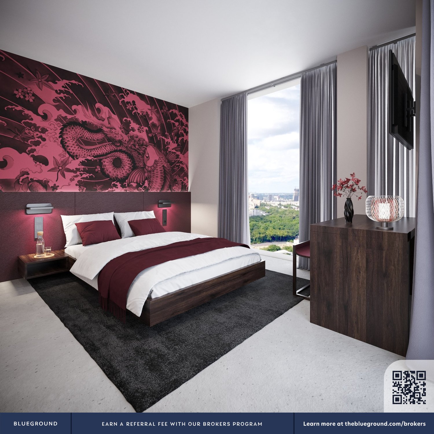 appartement meublé de 2 pièces