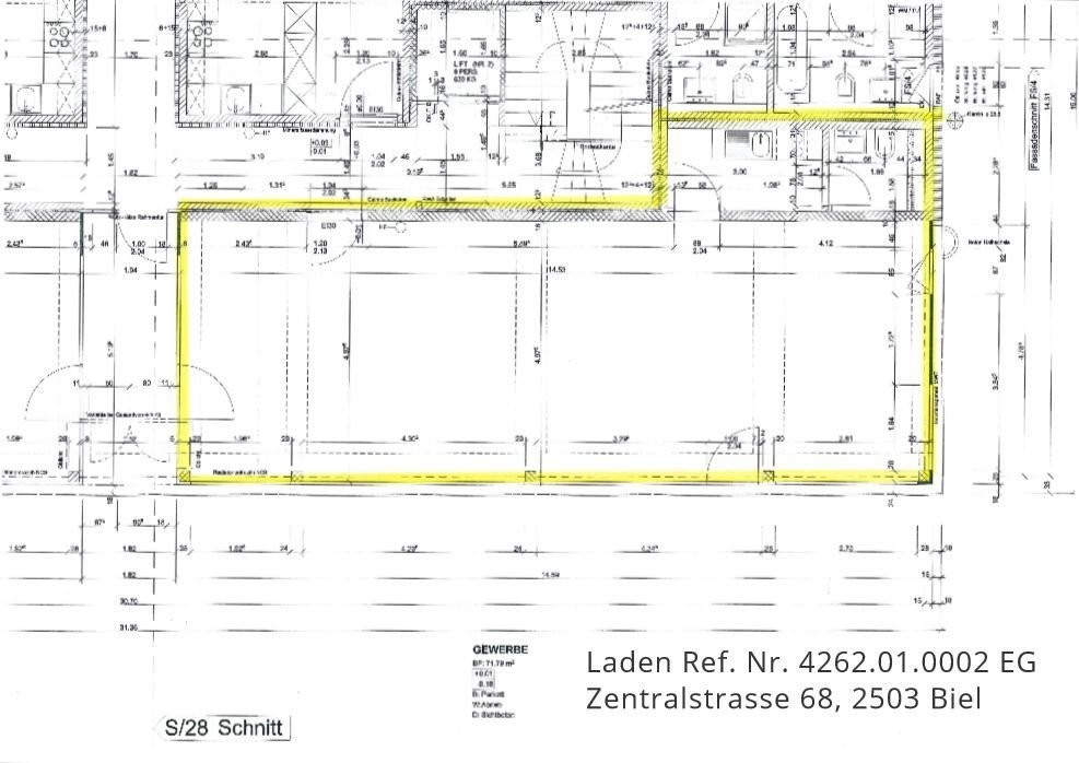 Boutique de 79m²