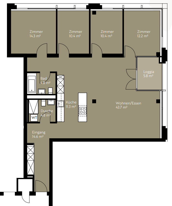 Appartement de 5 ½ pièces