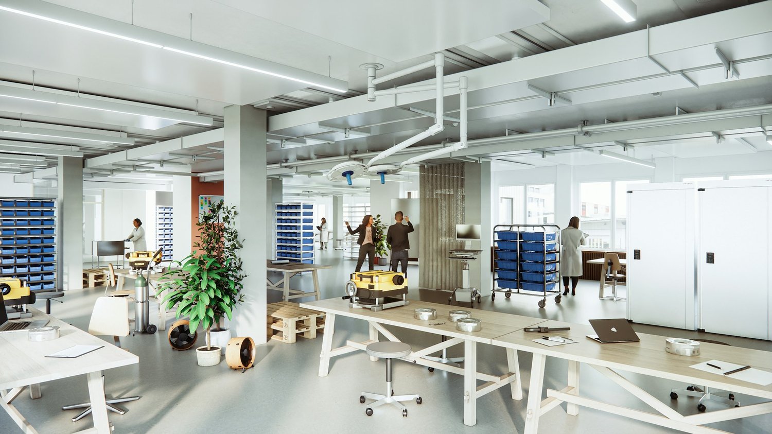 1100m² de bureaux