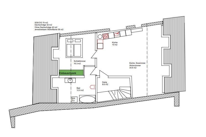 Appartement de 2 ½ pièces, photo 8 sur 8