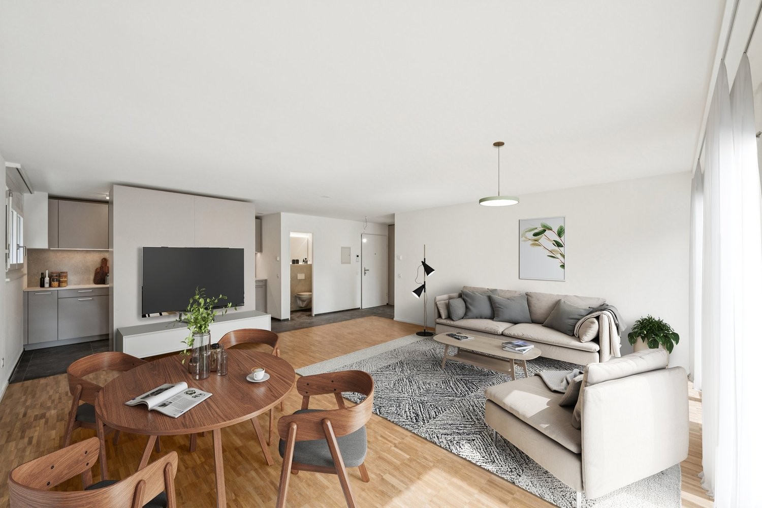 Appartement de 3 ½ pièces