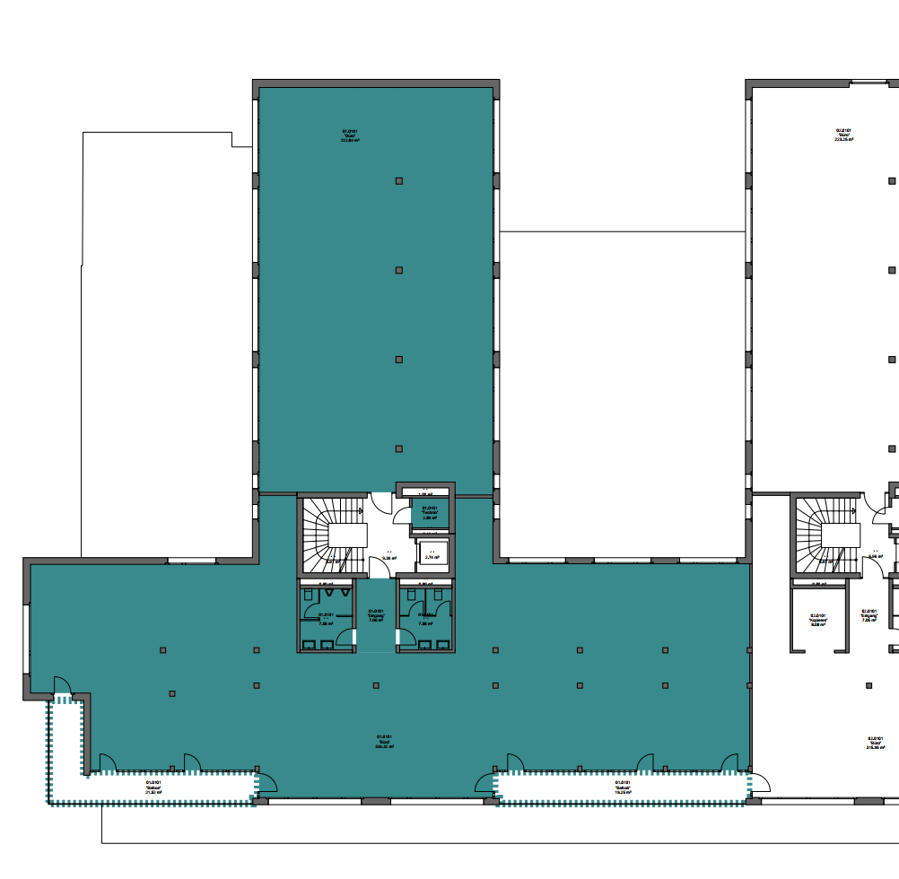 582m² de bureaux