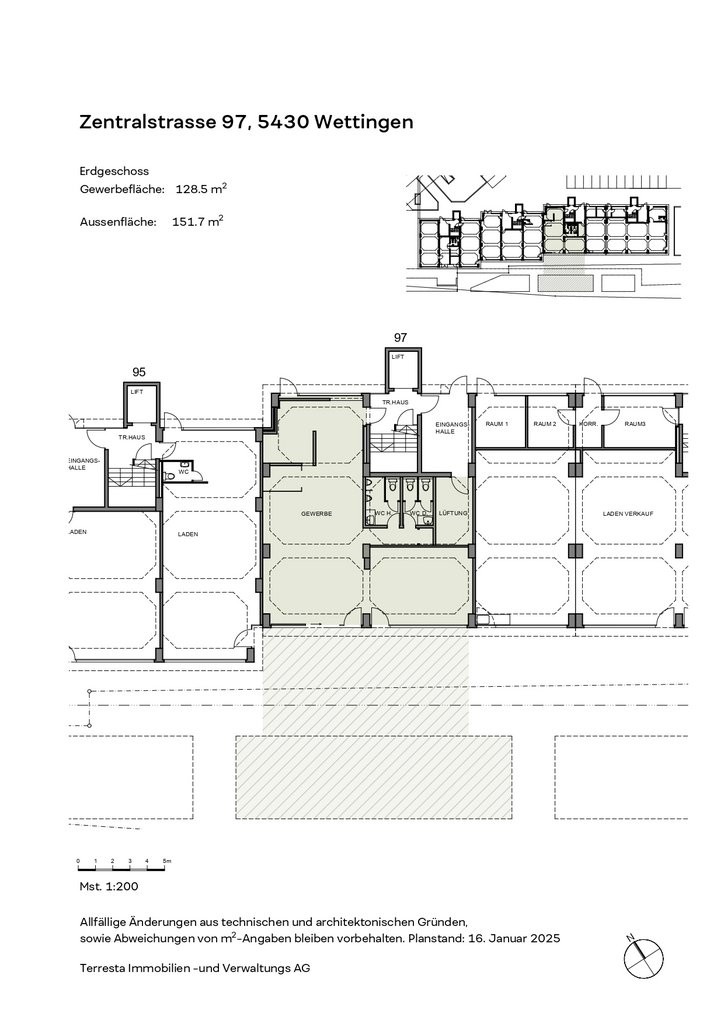 Magasin de 129m²