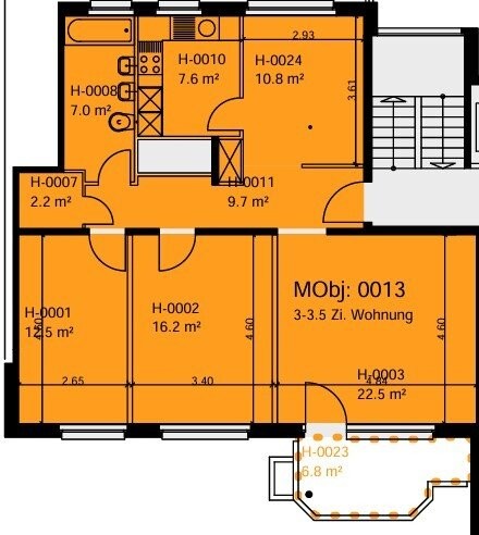 Appartement de 3 ½ pièces