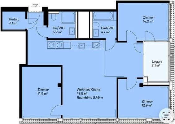 Appartement de 4 ½ pièces, photo 5 sur 10