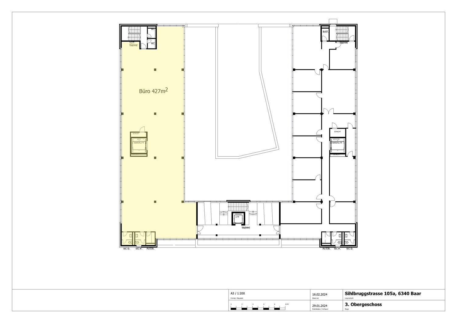 427m² bureau