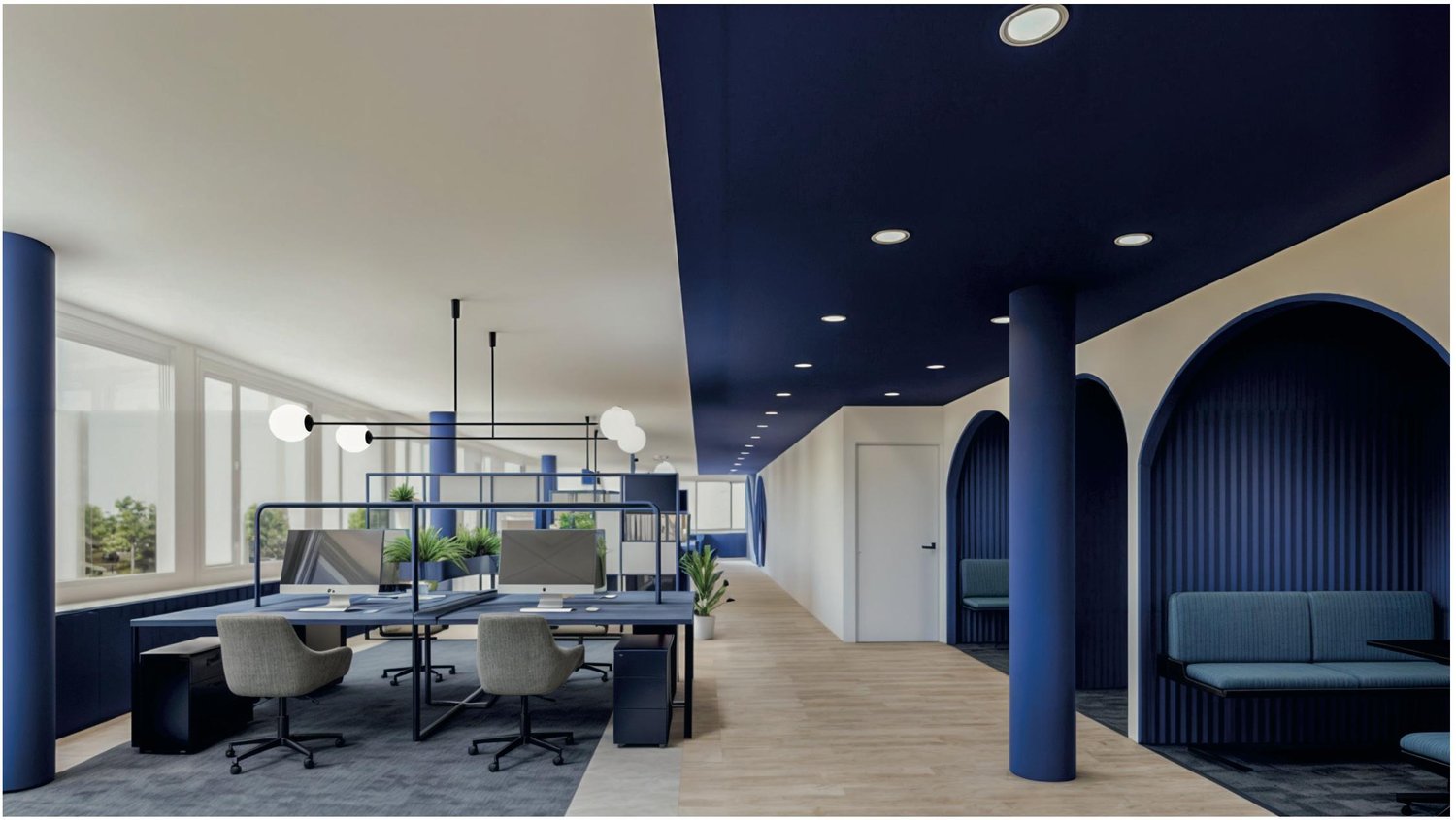 285m² office