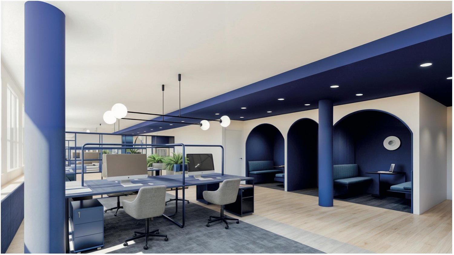 285m² office