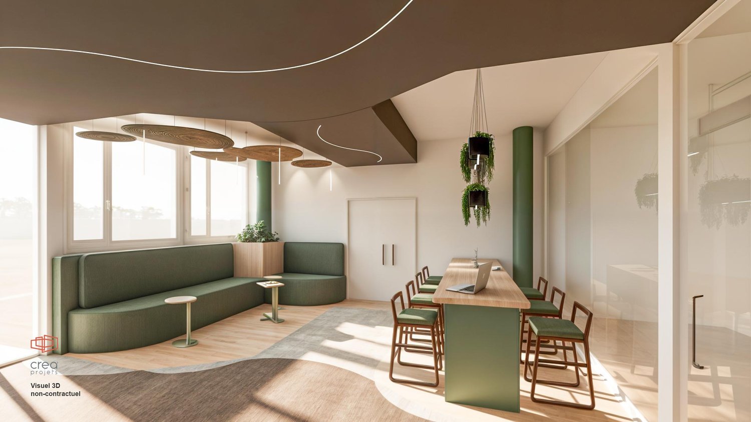 285m² office