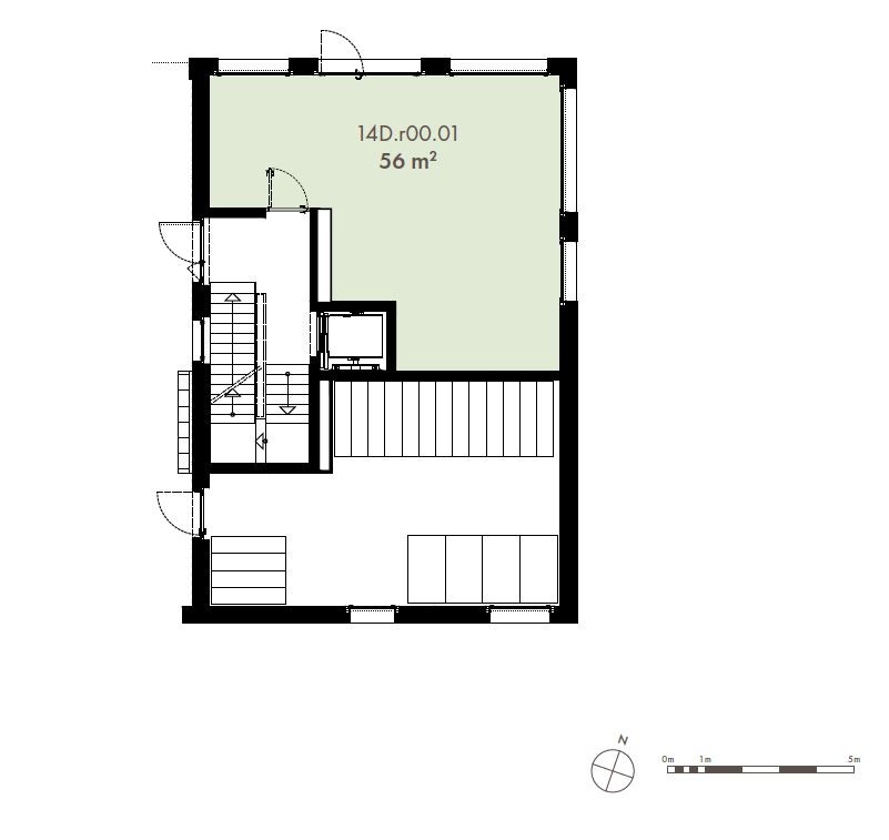 54m² shop