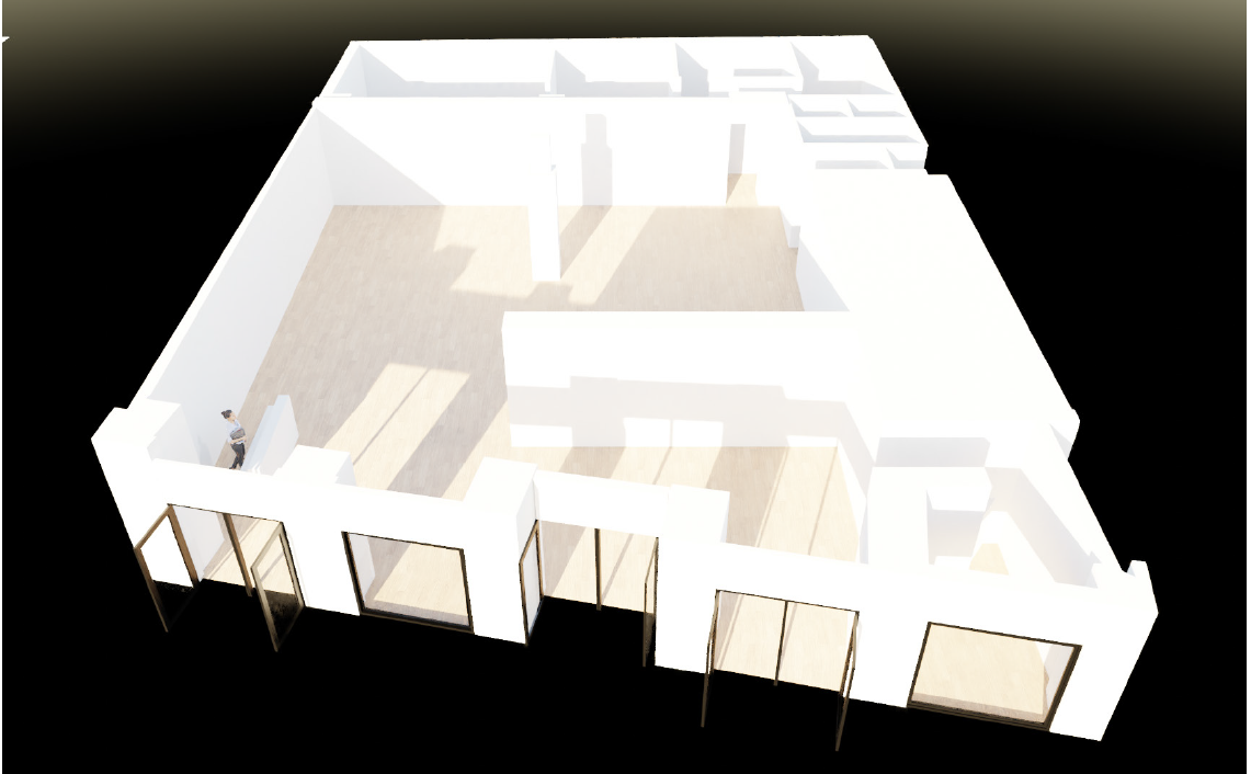 333m² shop