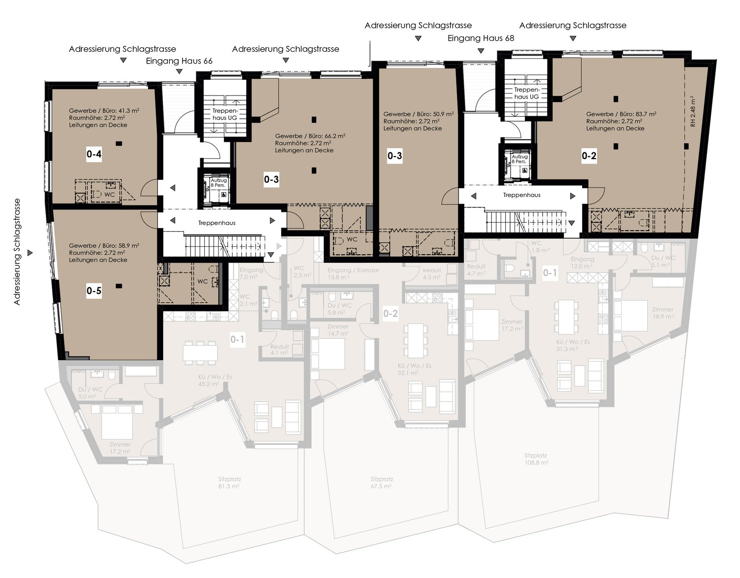 66m² shop