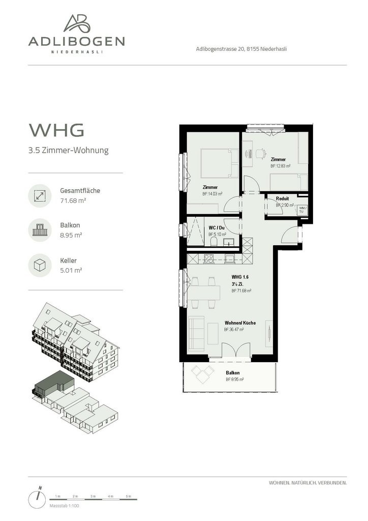 Appartement de 3 ½ pièces, photo 6 sur 6