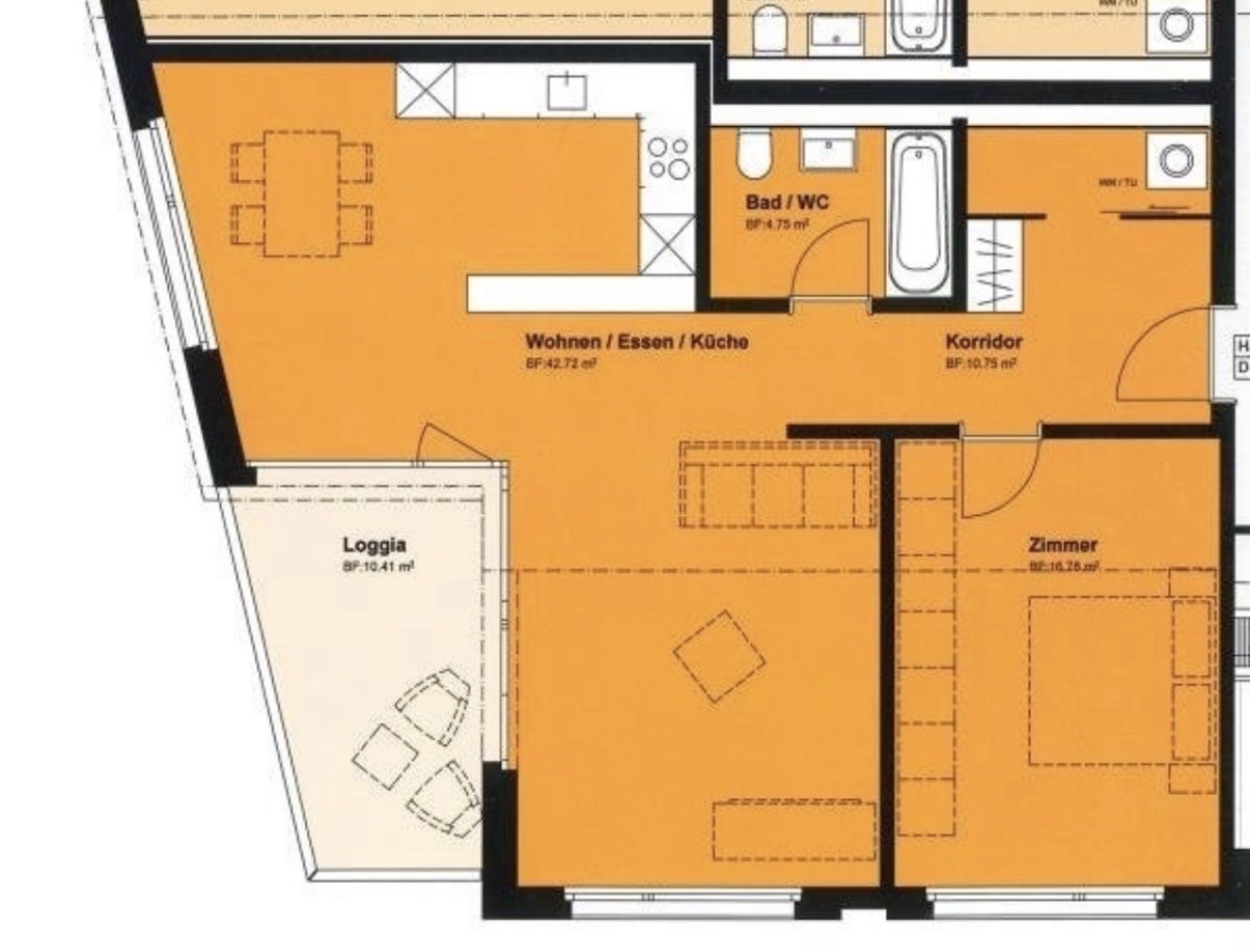 Appartement de 2 ½ pièces