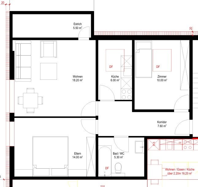 Appartement de 2 ½ pièces, photo 6 sur 6