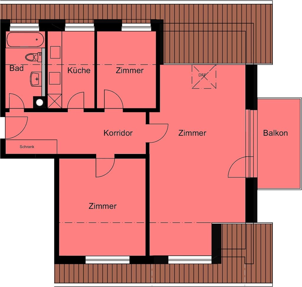 Appartement de 2 ½ pièces, photo 1 sur 7