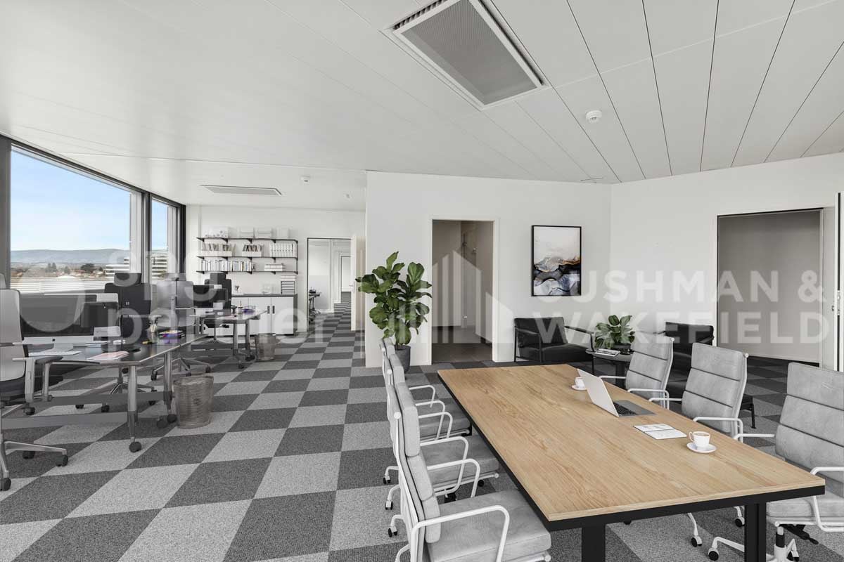 900m² office