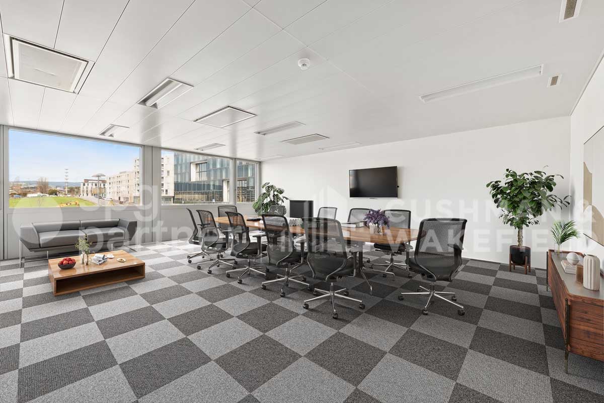 900m² office