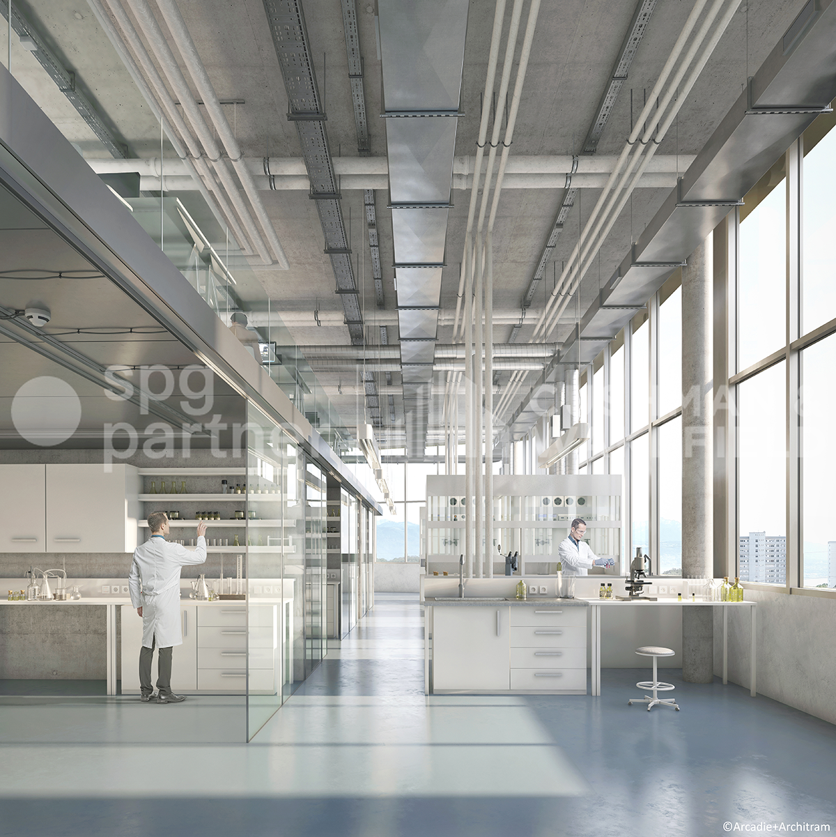 1500m² office