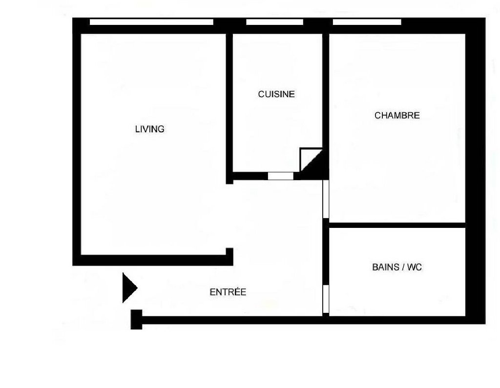 3 rooms apartment, photo 2 sur 6