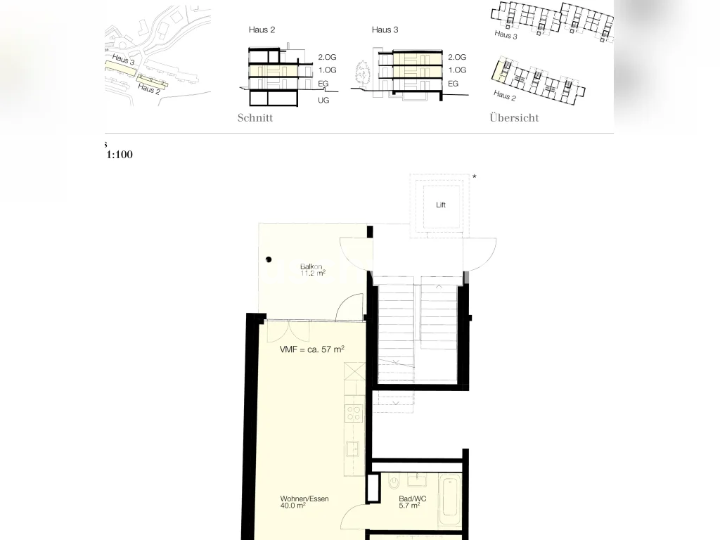 Appartement de 2 ½ pièces