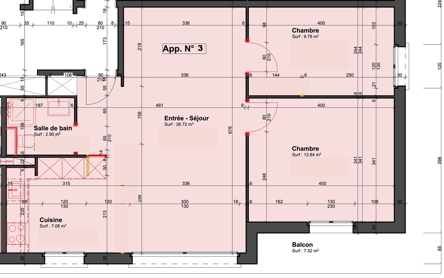 3 ½ rooms apartment