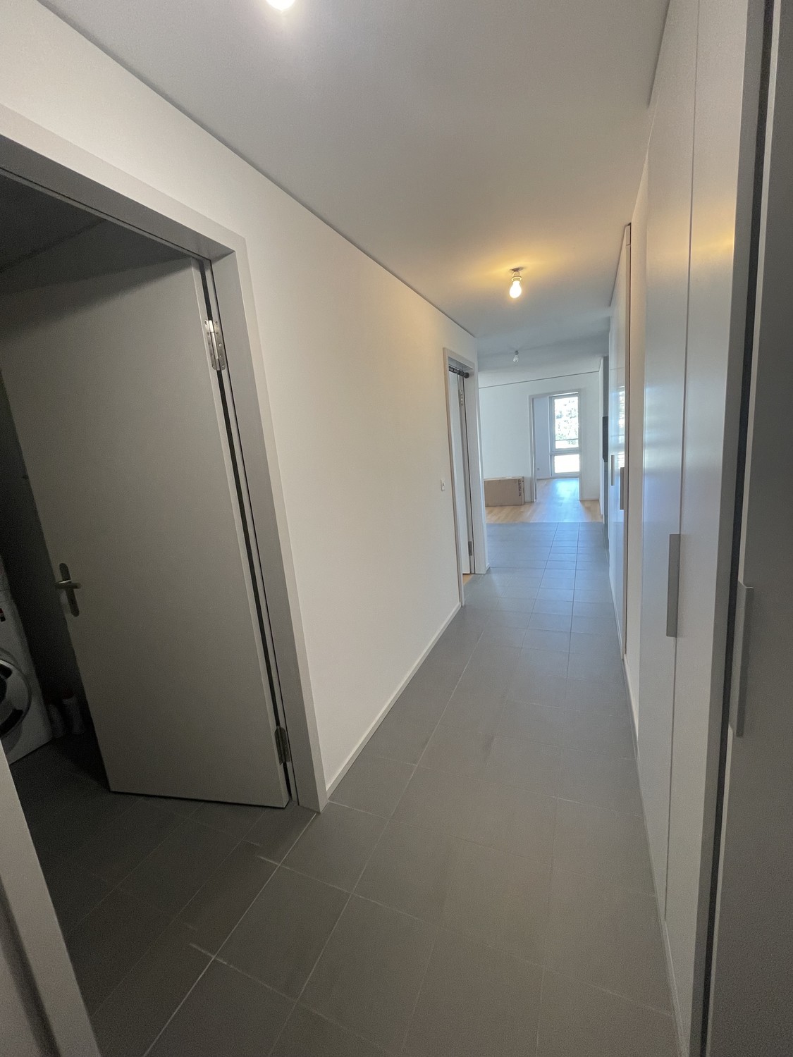 Appartement lumineux et moderne de 93 m² au 10ème étage d'un immeuble construit en 2022. L'appartement dispose de 2 chambres, 2 salles de bain ainsi que d'un lave-linge, d'un sèche-linge et d'un lave-vaisselle. Une grande cave est également à disposition.

Prix du loyer : CHF 2’984.– par mois (loyer