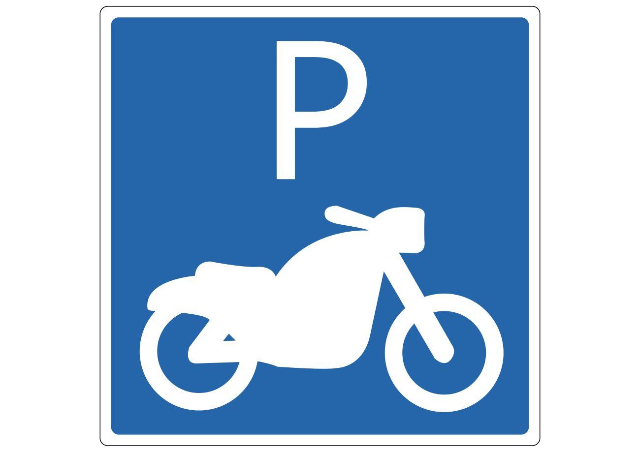Place de parking pour moto couverte