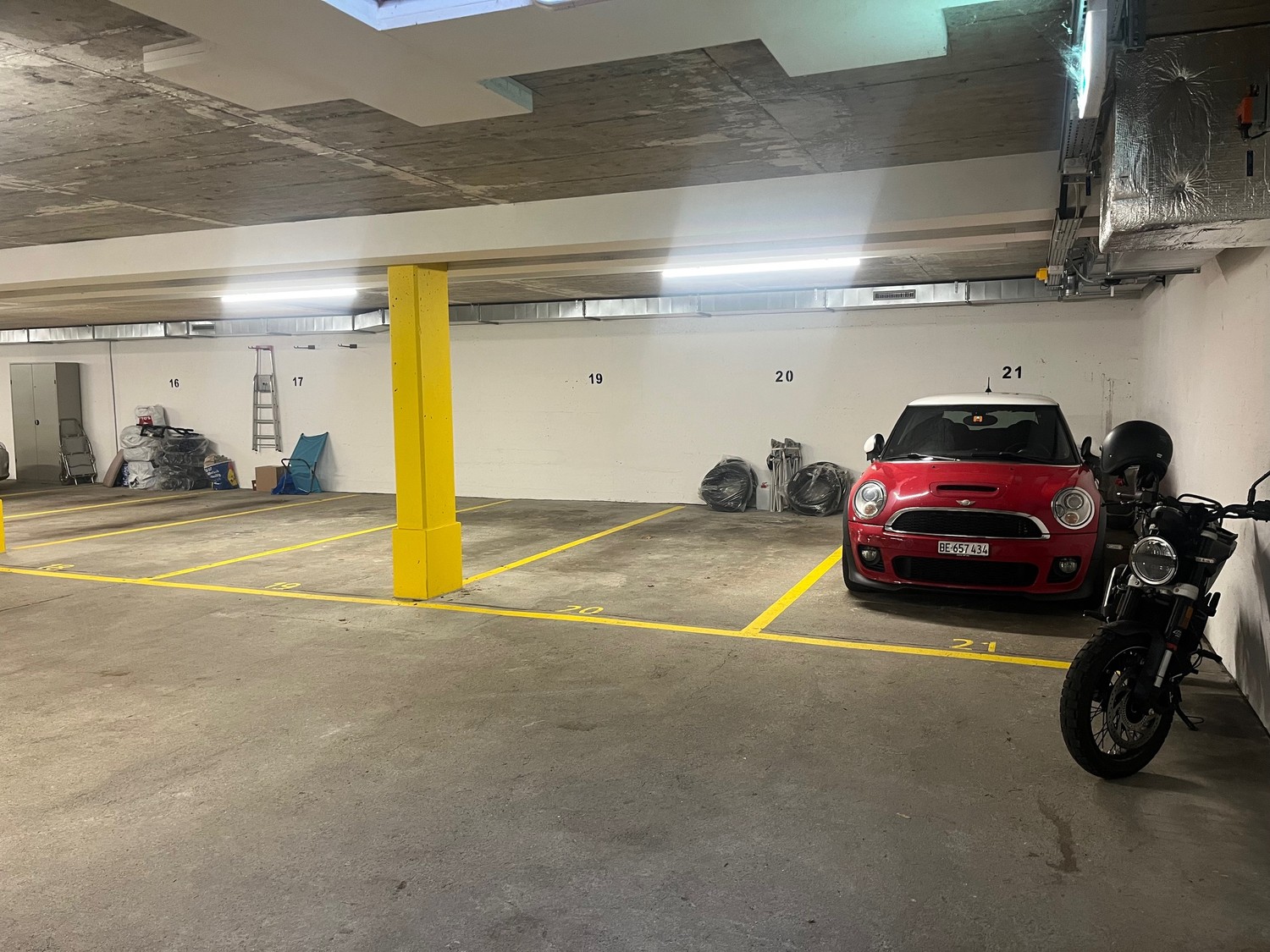 Emplacement de parking souterrain