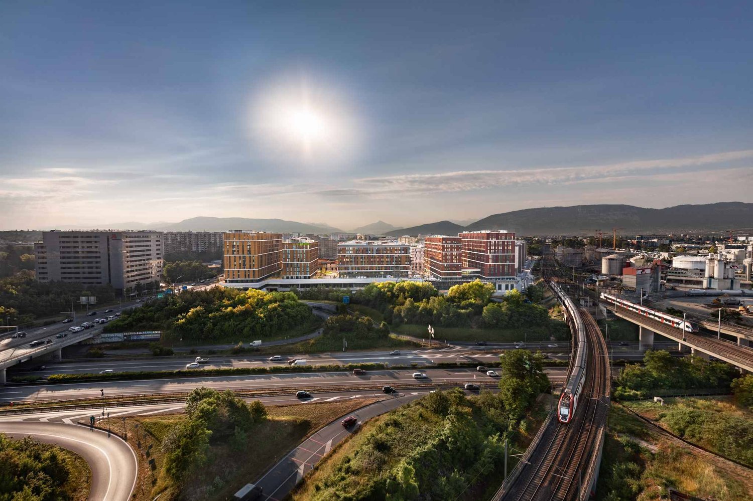 440m² office