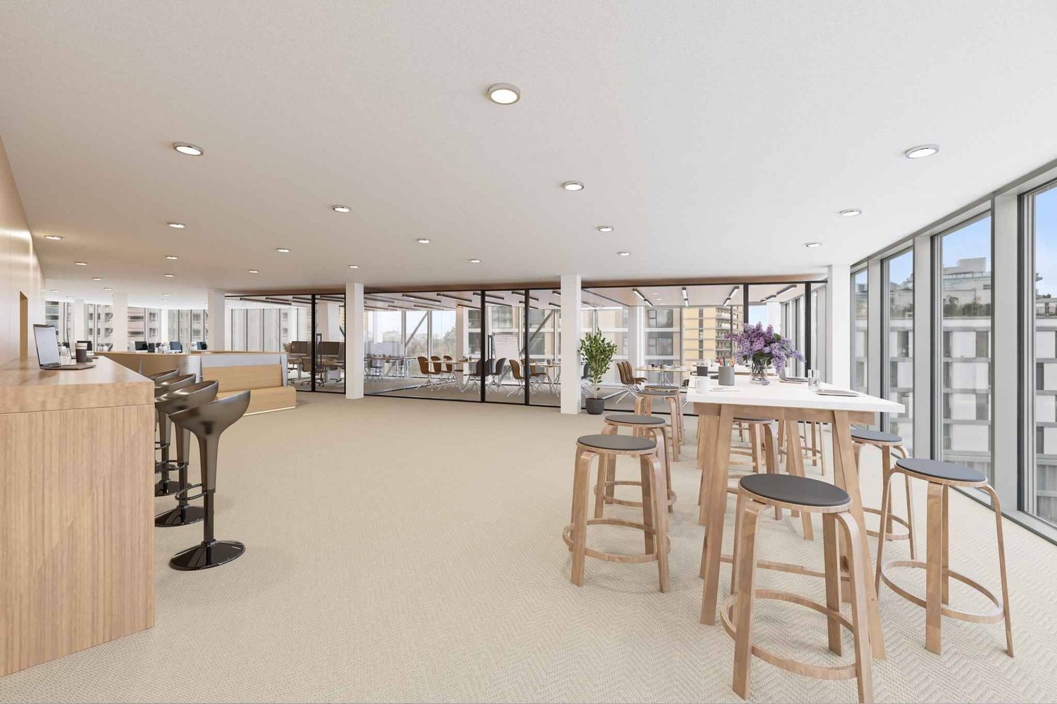 440m² office