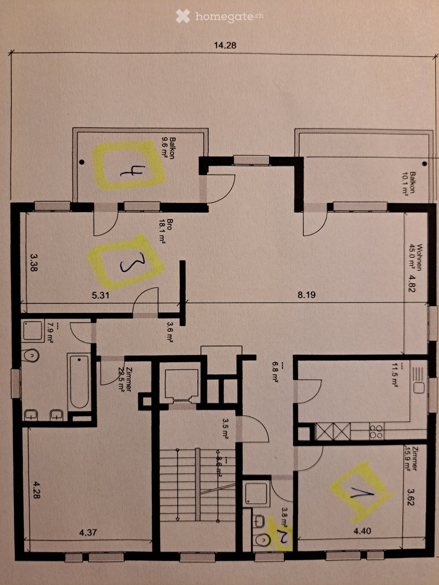 1 pièce chambre individuelle, photo 5 sur 5