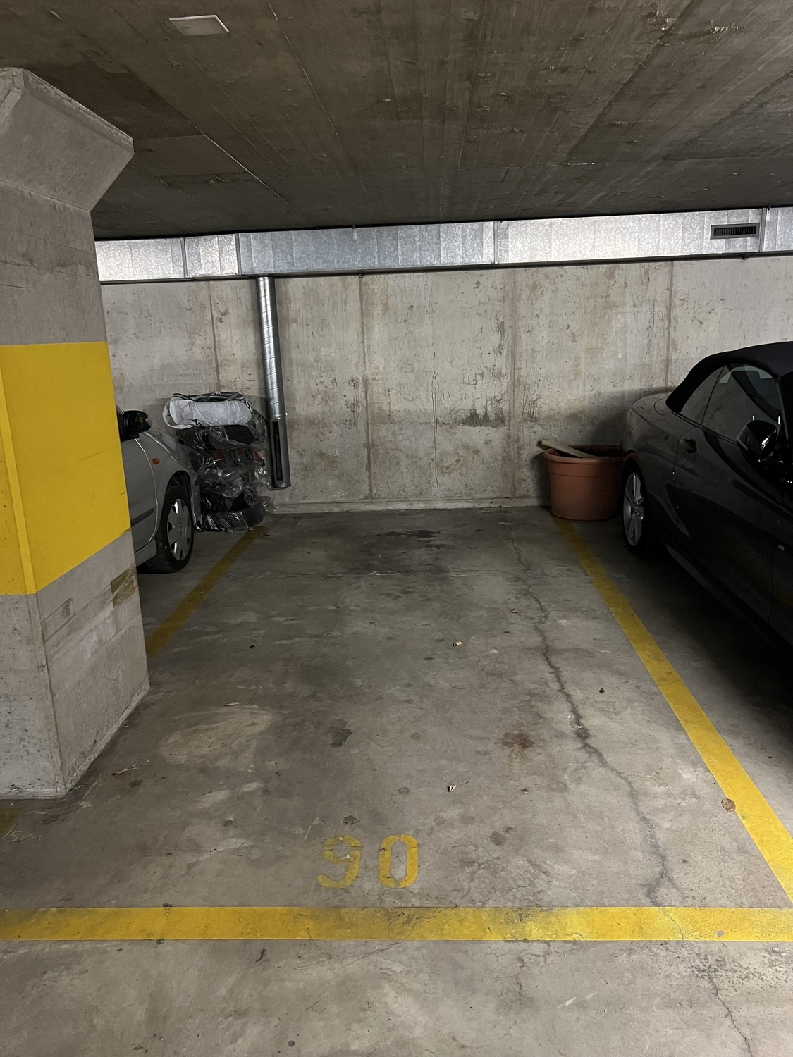 Posto auto sotterraneo