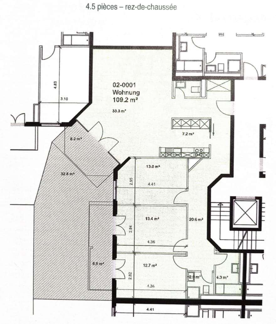 4 ½ rooms apartment