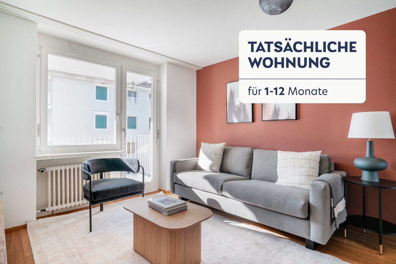 Appartement meublé de 3 ½ pièces