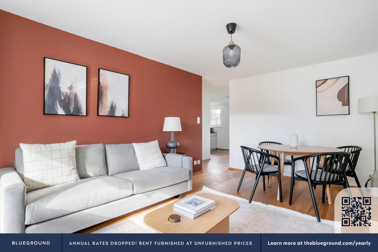 Appartement meublé de 3 ½ pièces