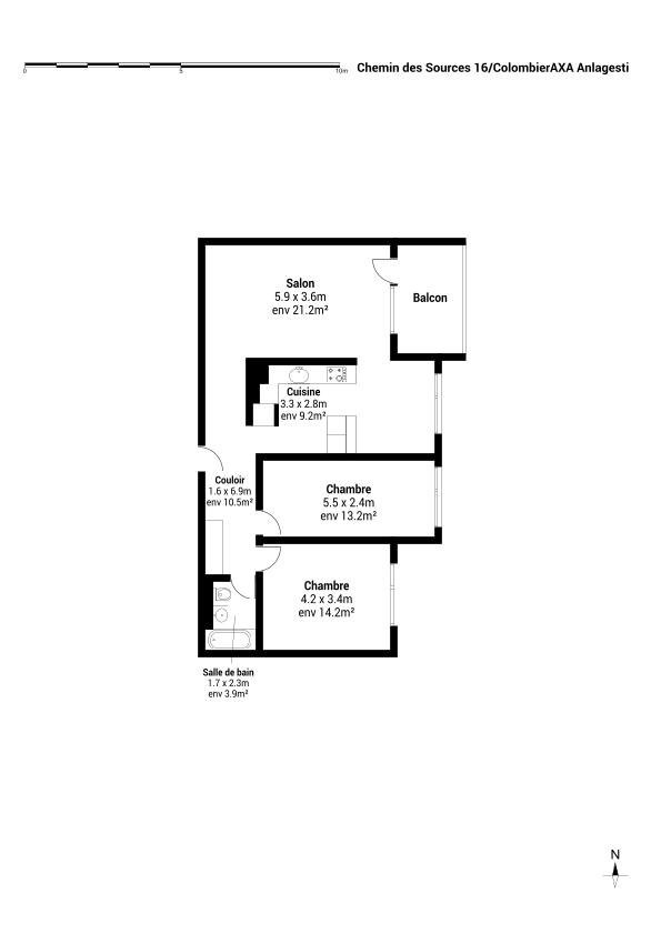 3 ½ rooms apartment, photo 9 sur 9