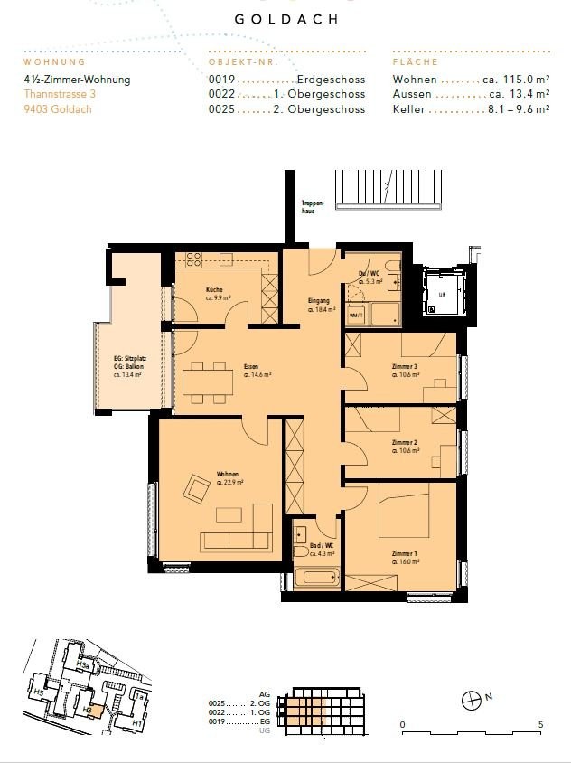 Appartement de 4 ½ pièces