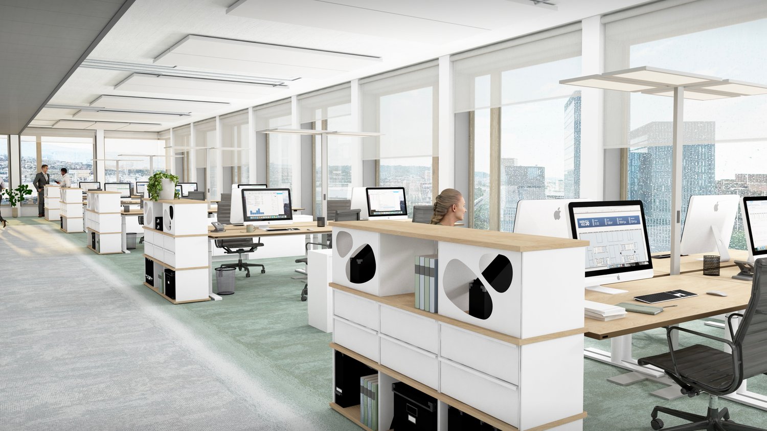 1206m² de bureaux